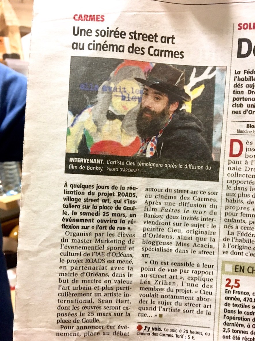 Dans le journal local