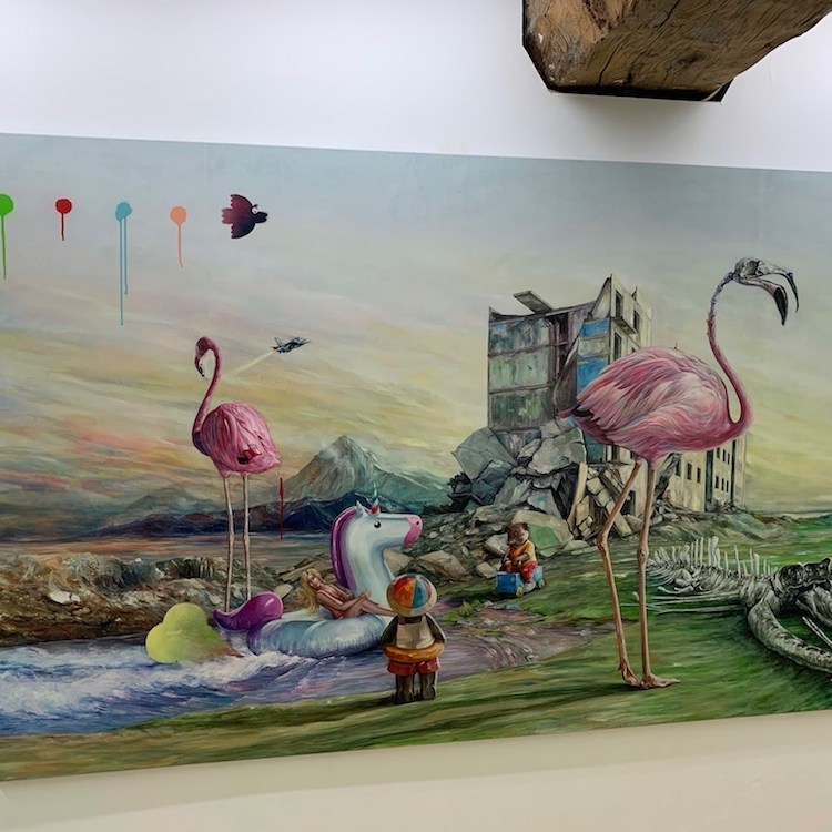 Jonathan Ouisse Flamingos