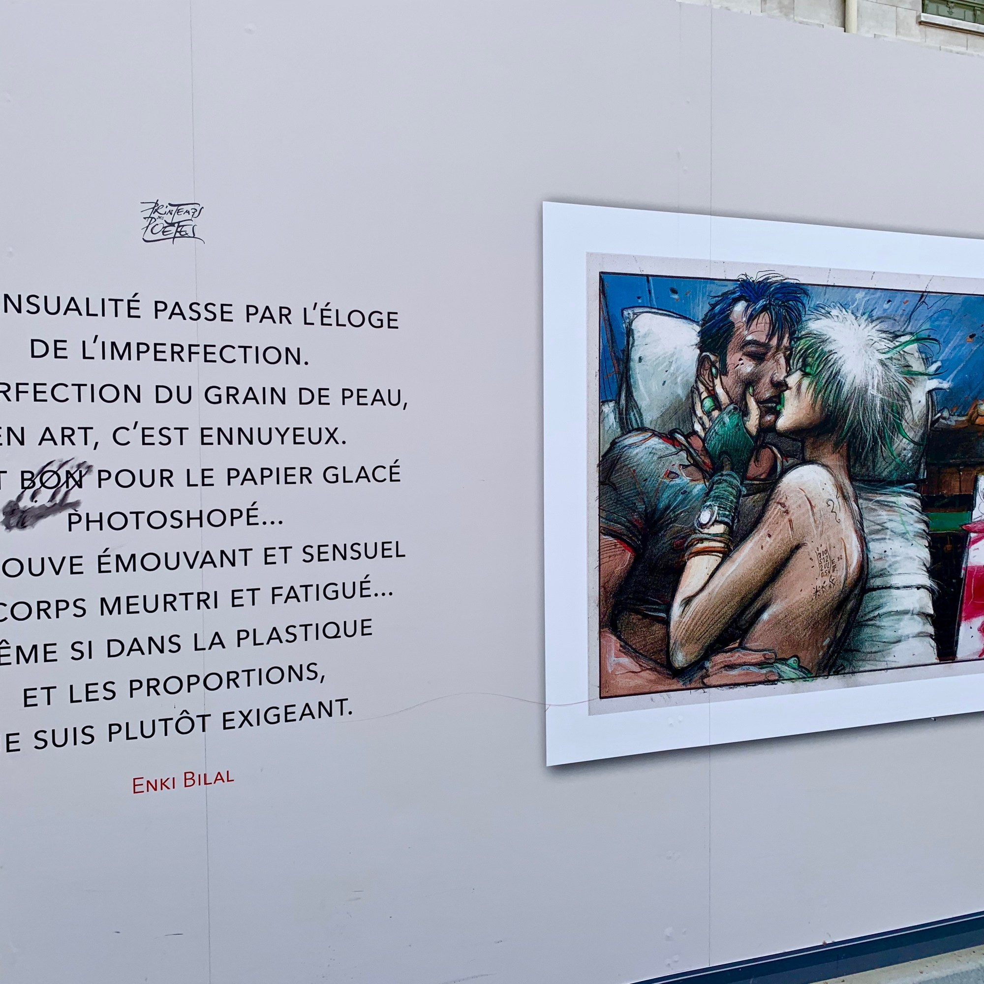 Enki Bilal Printemps des Poètes 2019