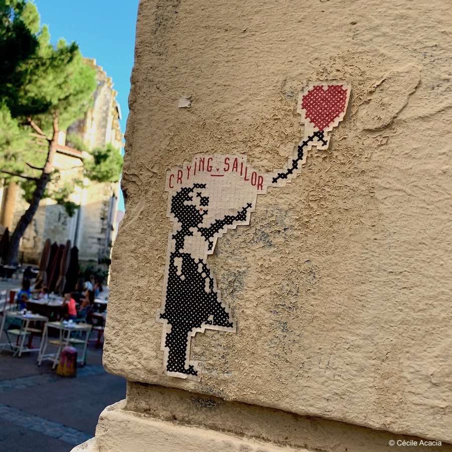 street art Montpellier Crying Sailor