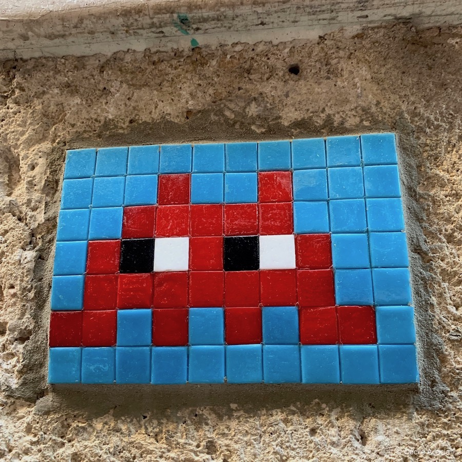 street art Montpellier INVADER