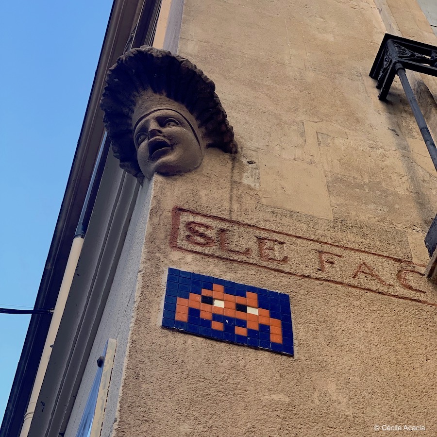 street art Montpellier Invader