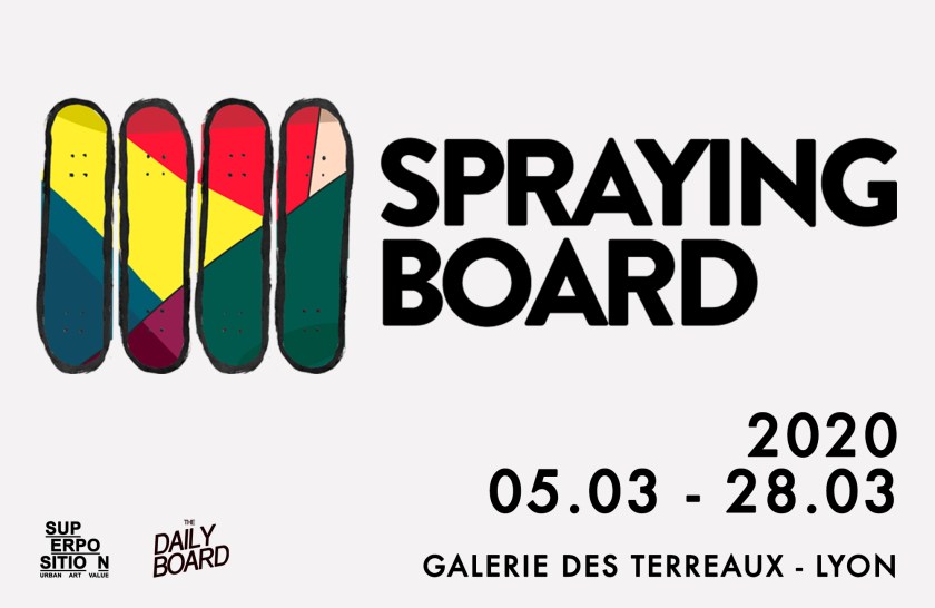 expo spraying board superposition & the daily board