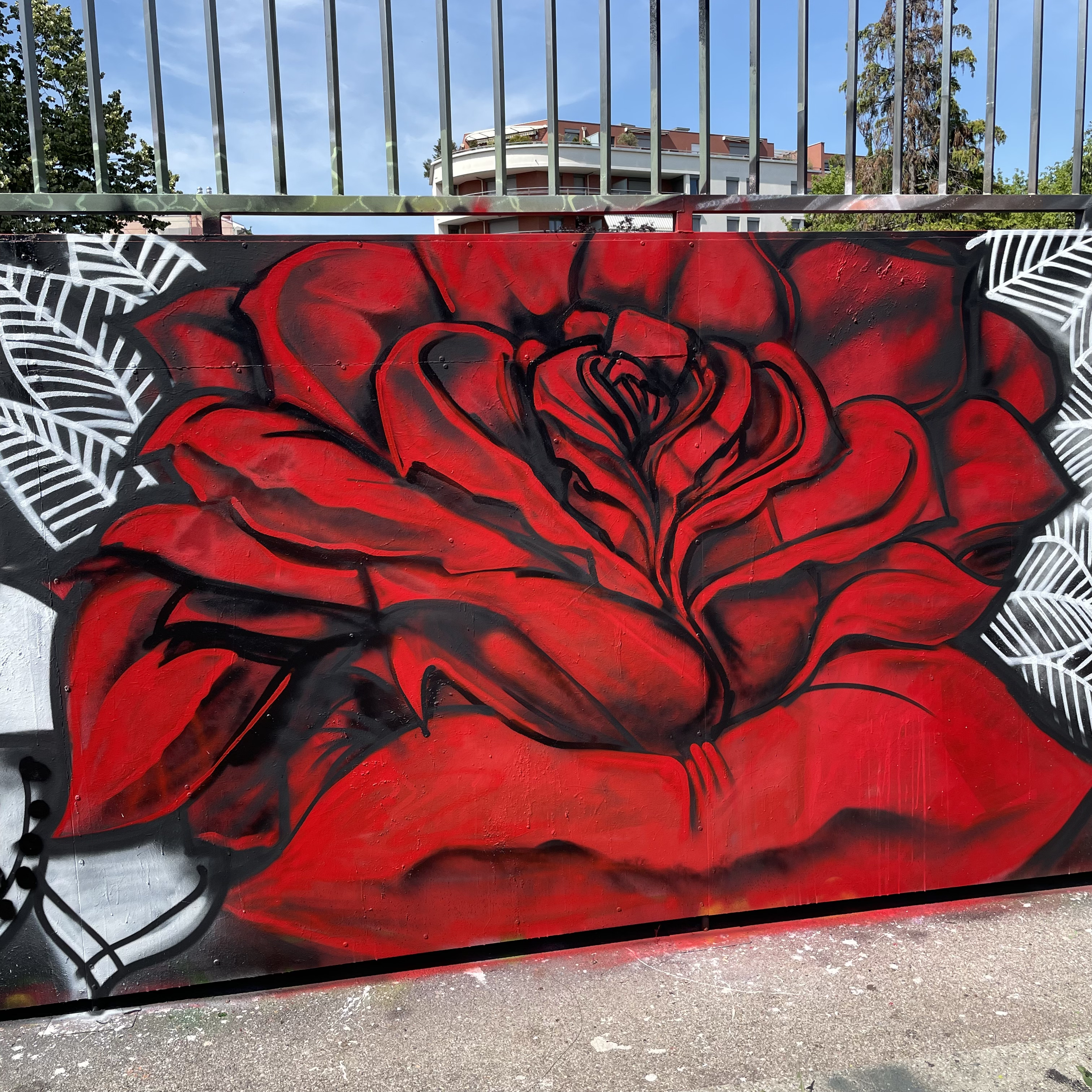 Fresque Georges de Loup - Villeurbanne