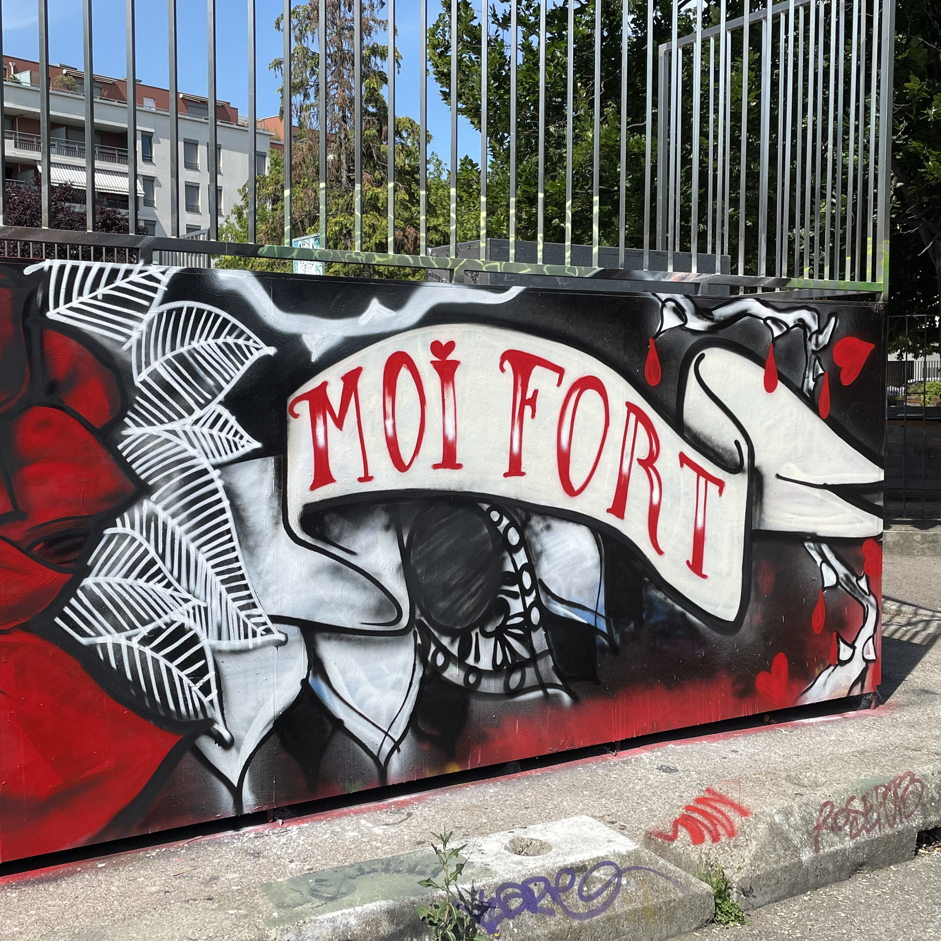 Fresque Georges de Loup - Villeurbanne