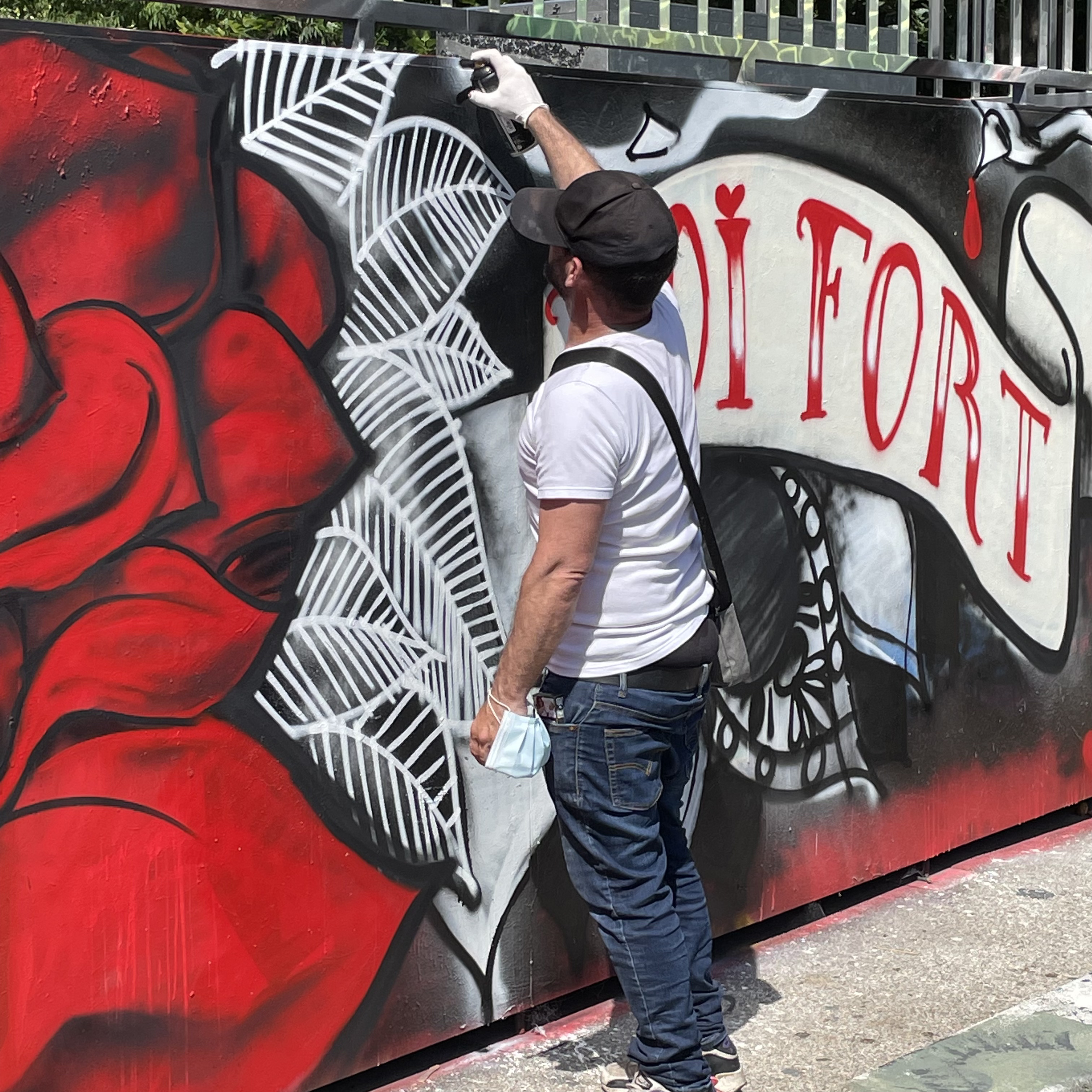 Fresque Georges de Loup - Villeurbanne