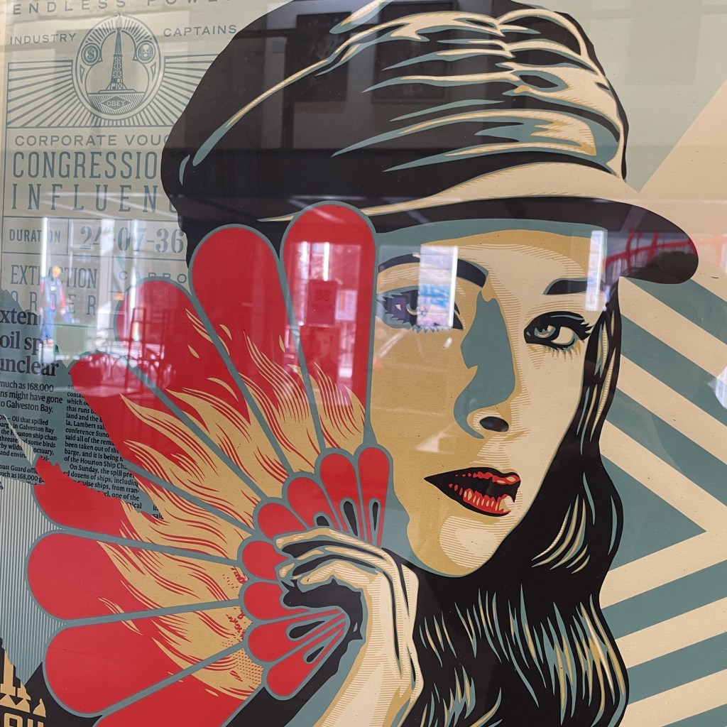 Shepard Fairey - Fan de Flames